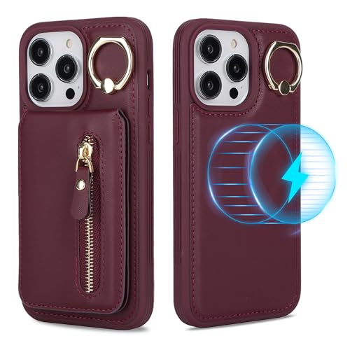 iPhone 13 Pro Max / 12 Pro Max 通用 ケース 分離可 カードケース magsafe対応ケース マグセーフ iPhone13ProMax iPhone12ProMax アイホン 12プロマックス リング付き カバー スマホケース