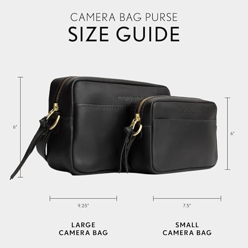 Image of Portland Leather Goods Small Camera Bag Purse for Women - Handmade from the Finest Full-Grain Hides
