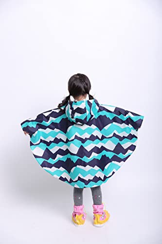 Image of Freesmily Kids Cute Raincoat Waterproof Rain Poncho Jacket Coat for Girls Boys