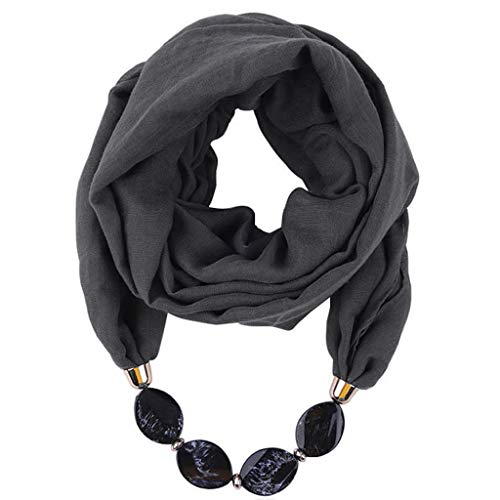 Oplxuo Vintage Ethnic Women's Scarf Cotton Linen Necklace Pendant Ethnic Style Soft Necklace Scarves Cotton Neck Fall Shawls