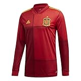 Cuello de pico de canalé adidas Selección Española Temporada 2020/21 Camiseta Primera equipación, Unisex, rojvic, XXL
