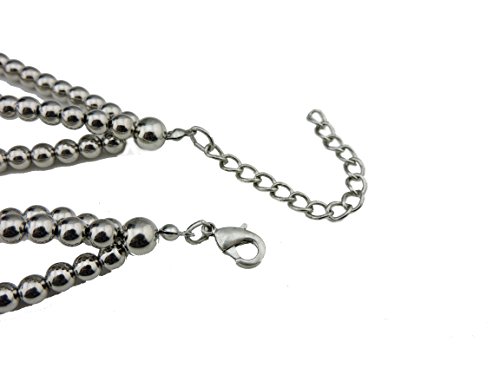 Bocar Statement Strand Simulated Turquoise Colorful Chunky Necklace For Women Gifts (Nk-10268) #TOP5