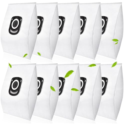 Rebirthcare 10 Bolsas de Aspiradora para Rowenta Hygiene + ZR200520 ZR200720 ZR200920 Bolsa Compact Power, X-Trem Power & Silence Force Bolsas Filtro RO64xx RO63xx RO39xx RO31xx RO73xx RO74xx RO77xx