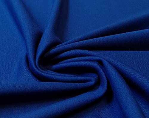 Tissu jersey Bleu cobalt au mètre 500x150 cm pour jupe et pantalon