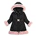 Toddler Girls Winter Jacket Coat Warm Clothes Kids Girls Fashion Long Sleeve Windproof Snowsuit Outerwear 4-5T