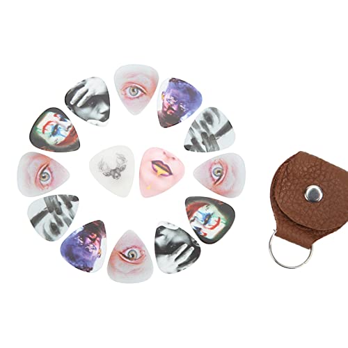 Médiators de guitare, pack de 13 médiators de guitare en celluloïd, excellent cadeau avec boîte de rangement pour… - Les Beatles, Paul McCartney, John Lennon, RIngo Starr, George Harrison Médiators de guitare, pack de 13 médiators de guitare en celluloïd, excellent cadeau avec boîte de rangement pour…
