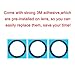 Perzework 2 Sets Rear Back Camera Lens Glass Replacement for Samsung Galaxy S24 6.2-inches with pre-Installed Adhesive and Reparing Toolkit