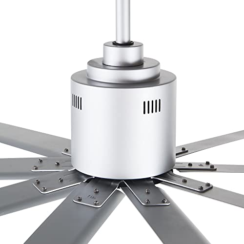 Bigizmos 84 Inch Industrial Dc Motor Ceiling Fan, Damp Rated Indoor Or Covered Outdoor Ceiling Fans For Home Or Commercial thumb #1
