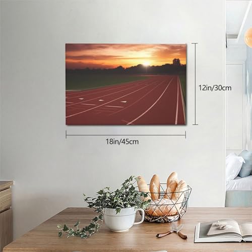 Tableau crépuscule cadeau déco maison impression toile moderne salon