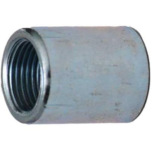 Manicotti In Acciaio Zincato 1/2" Manicotto Fem. / Fem. Per Tubo Acqua