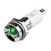 E12P-10G, LED Indicator, 12mm Mounting, Protrusive Head Type, IP67, Green, 110V AC