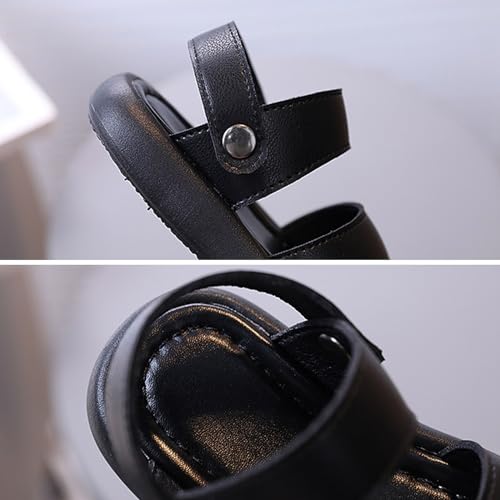 Children's Sandals Solid Soft Boys' Beach Shoes Girls' Leather Sandals Slippers Purpose Slippers Baby Girl Shoes4