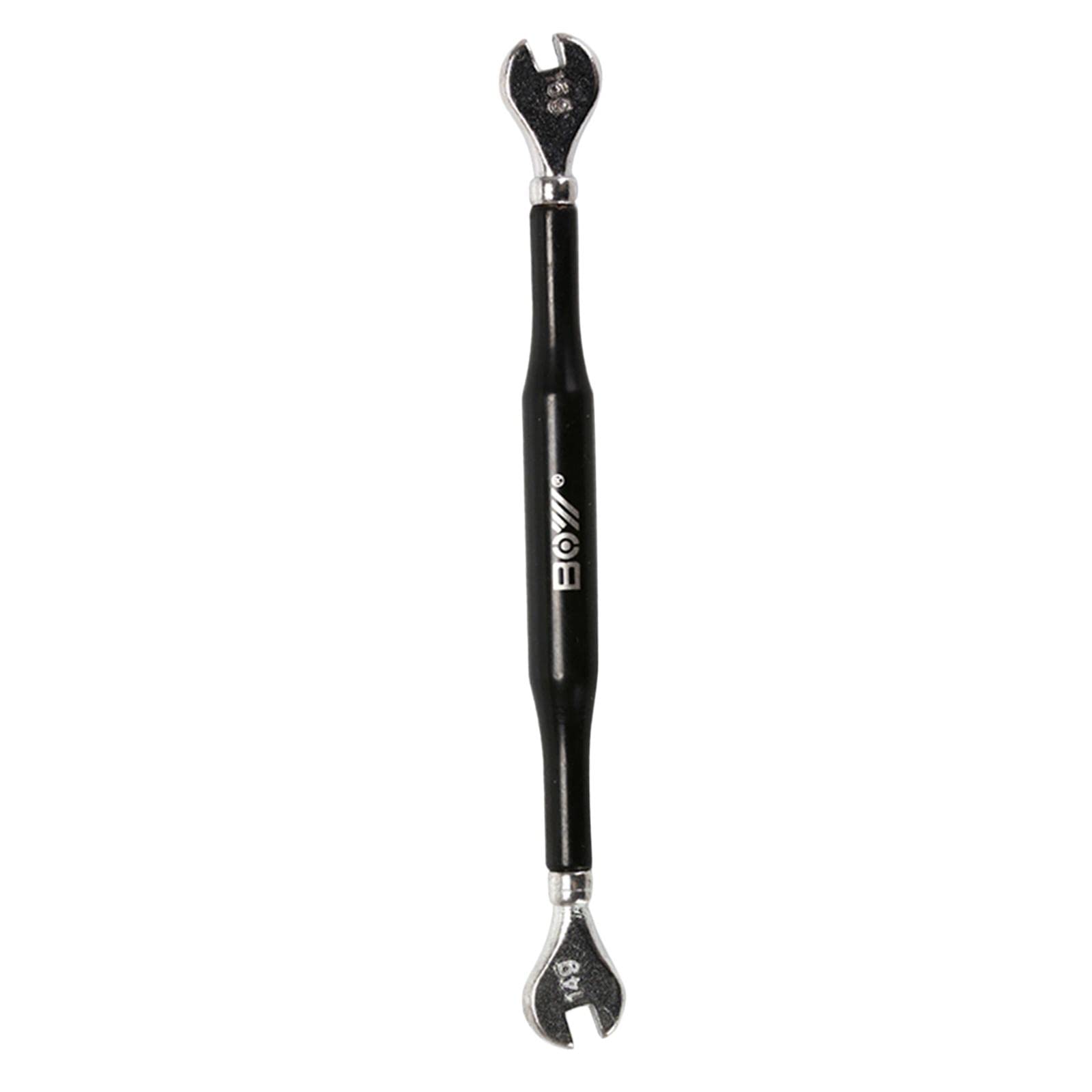 Neaxgeandx Black, Opening 14-15 Bike Spoke Wrench Repair Tools Bicycle Repair Wrench Lever Spanner Opening 14-15, Black