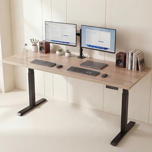 Image of Table Top for Office, Study & Standing Desk - 25mm Pre-Laminated Engineered Wood, Matte Scratch & Spill Resistant, Load up to 120 kg, Suitable Frames - 60x30 inch,Highland Pine