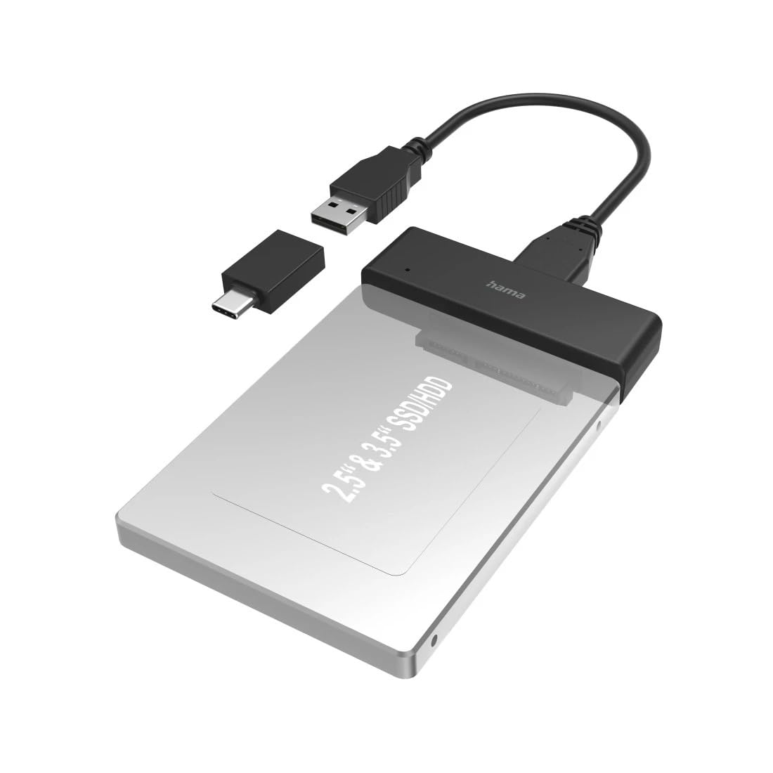 Adapter dysku twardego USB do dysków twardych 2,5 i 3,5 SSD i HDD