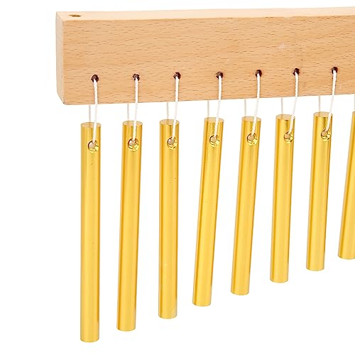 Sino de vento simples, 12 teclas Professional Composite Wood Metal Sino de vento fácil de tocar long