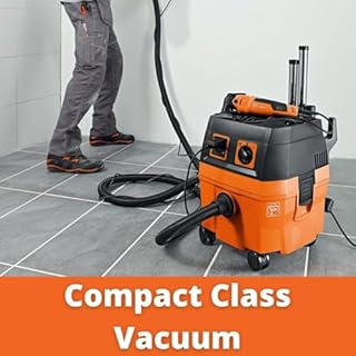 Fein Turbo I HEPA Pro Set Wet/Dry Dust Extractor - 5.8-Gallon Capacity, 151 CFM Suction, Anti-Static System, Quiet 66 dB Operation, Includes HEPA Filter and Accessories - 92037060990