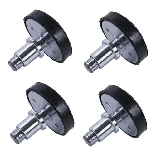 Demfec 4Pcs 35mm Auto Car Lift Telescopic Round Tray Rubber Pads Peg Screw-up Pads Car Lift Rubber Tray