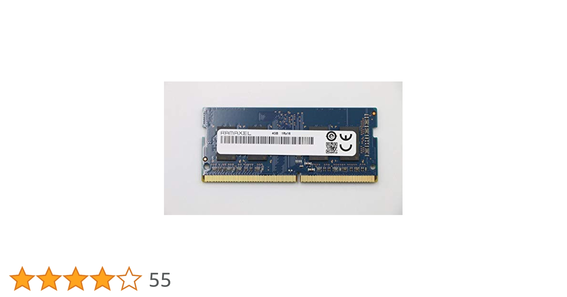 ロミ RMT3170EB68E9W-1600 Ramaxel 4GB SoDimm PC12800 Memory
