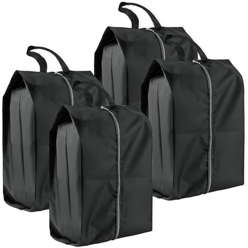 4 Pack Durable Oxford Shoe Bags