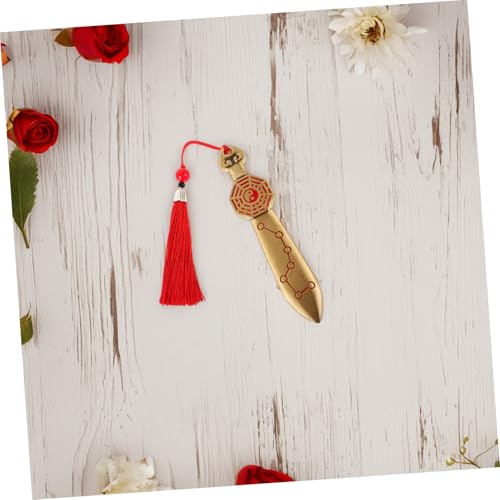 Talle amuleto de protección PRETYZOOM adorno latón regalo hogar 7