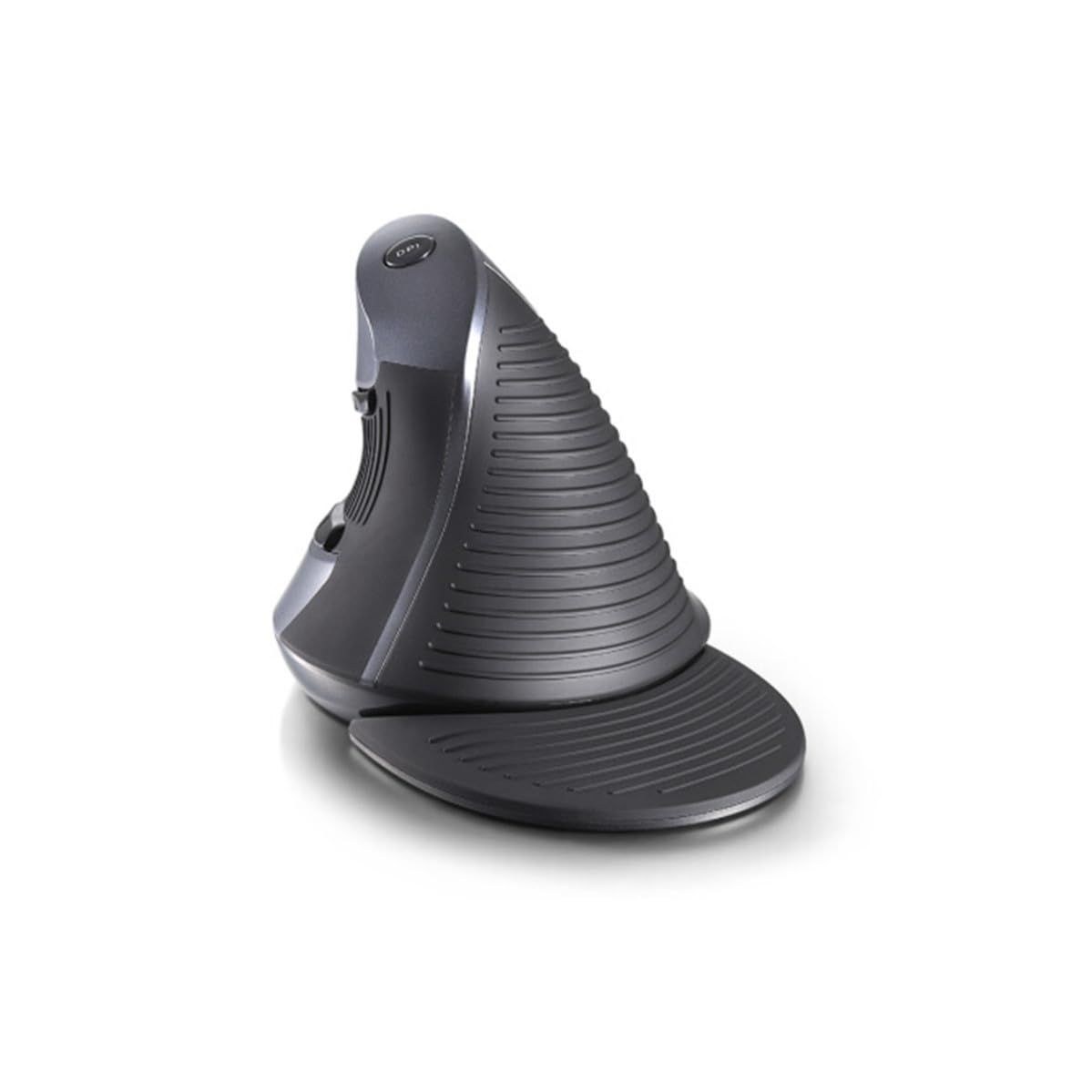 SECFOU Mouse Wireless Ergonomico Verticale M618 Design Scientifico, 1600 Dpi, Riposo Palmare Removibile, Compatto e Comodo per Laptop e Computer