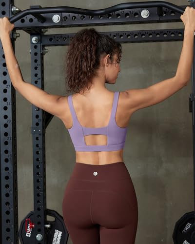 Image of RUNNING GIRL Sports Bra for Women High Support, Molded Cup Supportive High Impact Sports Bras with Sewn in Pads