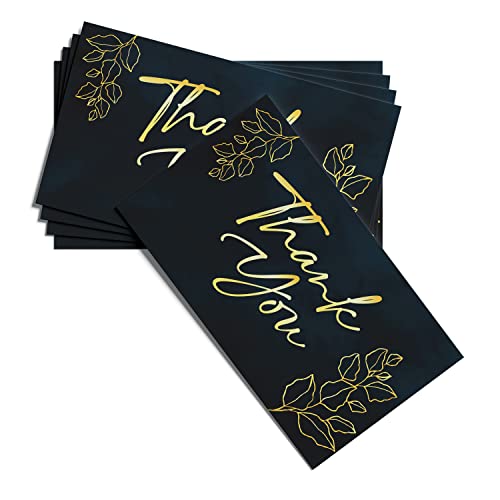 Image of Clickedin - 50 Pieces Thank You Greeting Cards and Tags for Gift or Order Packaging
