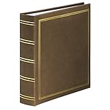 Aspecto de libro de alta calidad: gracias al elegante relieve dorado y la agradable piel sintética, el álbum tiene un aspecto clásico, elegante y atemporal
