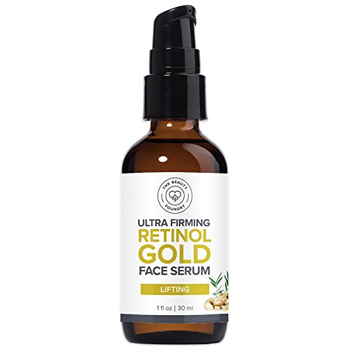 Beauty Foundry Ultra Firming, Lifting Retinol Gold Facial Serum 1oz / 30ml