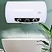 Calentador de agua eléctrico para cuarto de baño, control totalmente automático con botón de termostato y luz indicadora para cocina, baño (agua 30-75 ℃), 50 L/80 L (50 L)