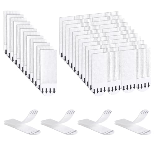 Ainiv Bilder monteringsremsor, 64 stycken affischremsor, monteringsremsor restfri] Powerstrips, monteringsremsor, monteringsremsor för bilder tejp - för affischer, ramar och speglar, 45 x 15 mm