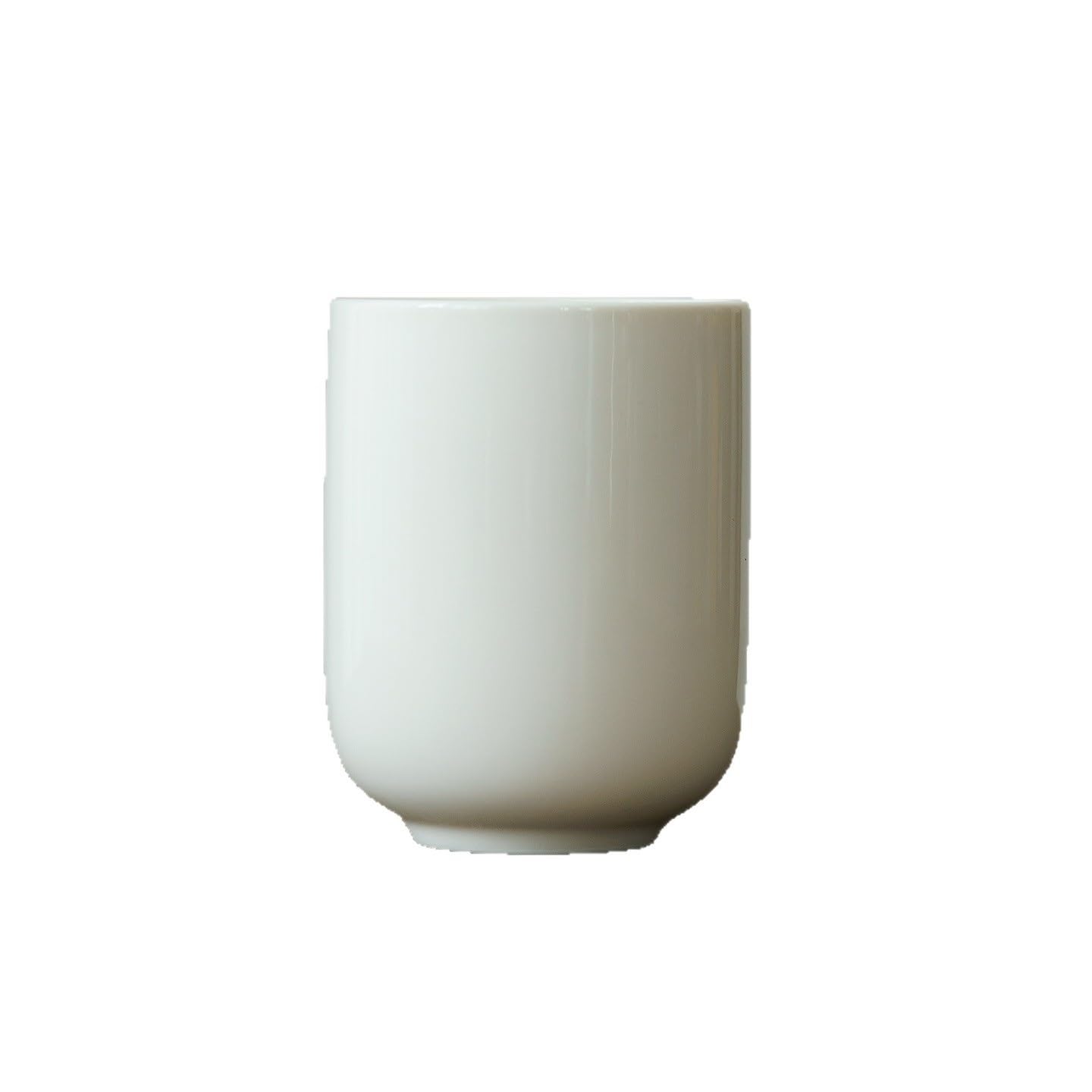 Taza Café Leche Desayuno Taza de Lados Rectos, Taza Desayuno, té cerámica Grande, café y Leche Porcelana Blanca