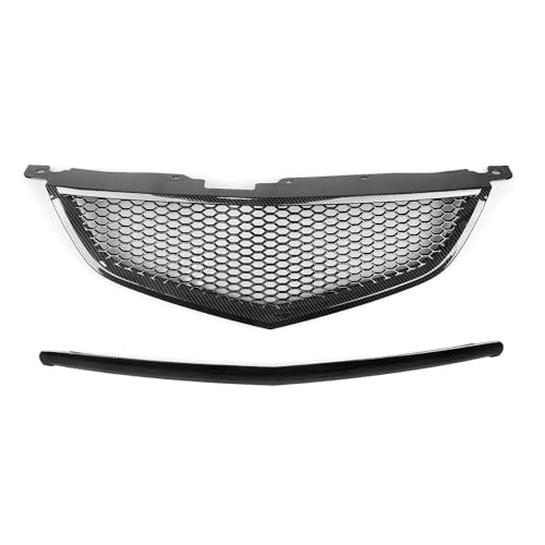 Grille de maillage nid d'abeille pour calandre Acura TL 2004-2006 finition noir laqué
