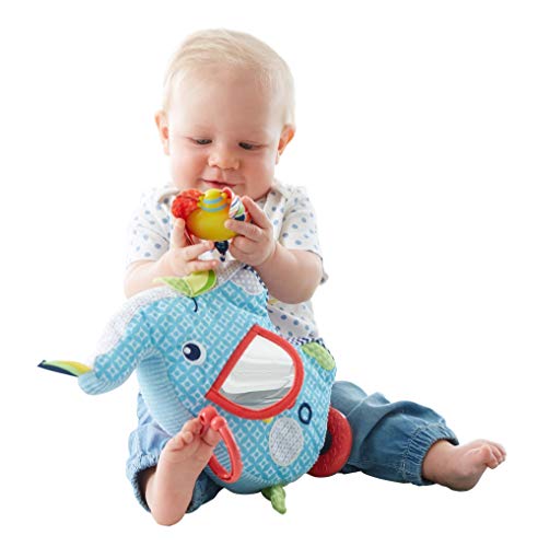 Fisher-Price Mon Éléphant d'Activités pour amuser bébé dans sa poussette au parc