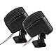 500W 2 Stück Hochtöner Höhenlautsprecher, Audio-Lautsprecher, Auto Small Square Lautsprecher Laut Audio Audio Hochtöner Lautsprecher für Car Van Truck Traktor