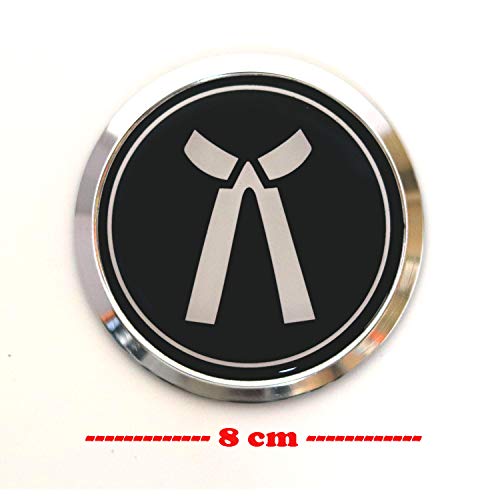 Image of S2S 3D 8 cm Chrome Sticker Emblem Badge for Cars and Bikes (Advocate, Round)