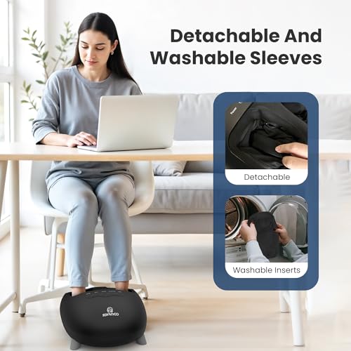 Image of COMFIER Shiatsu Foot Massager with Heat for Plantar Fasciitis Neuropathy, Deep Kneading Vibration Feet Massager for Mom Dad Men Women-Home Office Use