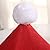 Zmmyuluo Chair Covers 6 Pcs Christmas Chair Covers 19.7inch X 23.6inch Dining Chair Slipcovers Santa Claus Party Decoration Hat Protective CoversDining Room Holiday Christmas Decorations Red (6)