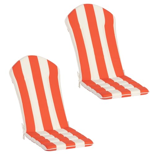 Localive Adirondack Chair Cushions Set of 2 Outdoor Rocking Chair Cushions, Water-Resistant, Fade...