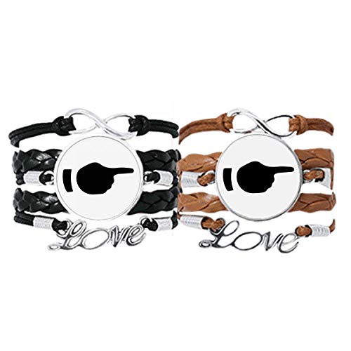 Bracelet amour couple cuir Bon Geste célébrant votre histoire unique