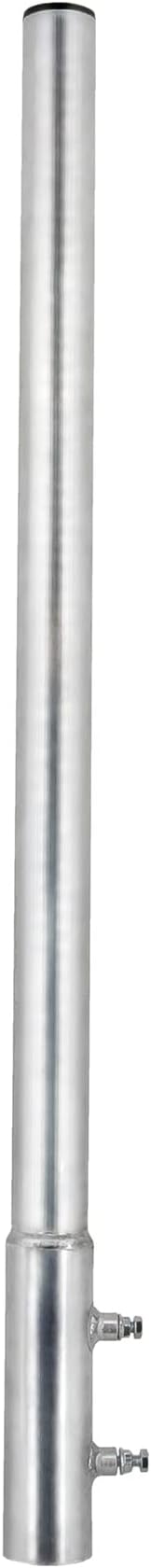 PremiumX Aluminium Mast Extension 100 cm, 50 mm, Holder with Cap