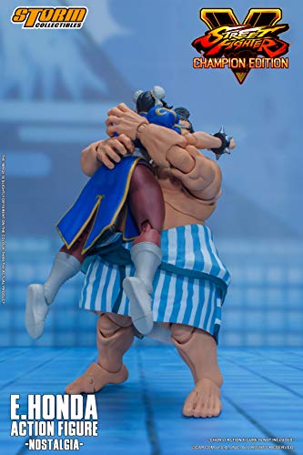 Storm Collectibles - Street Fighter V - E. Honda (Nostalgia Costume), 1/12 Action Figure #TOP5