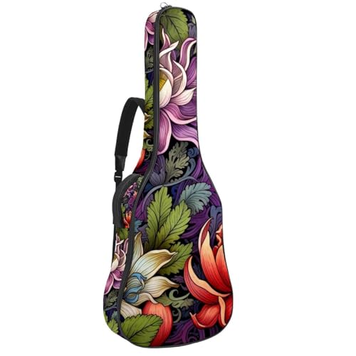 Sac pour guitare acoustique anti-choc avec poches de rangement amples