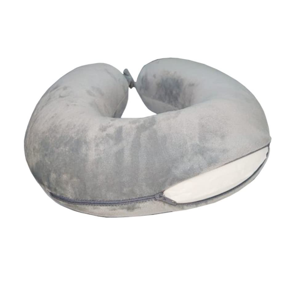 Viaggi Grey Memory Foam travel neck pillow 1
