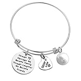 for Sister in Law Gifts Through Marriage We Became Family Through Laughter We Became Friends Bangle Bracelet Wedding Gifts Mothers Day Christmas Birthday Gifts for Sister in Law
