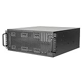 Silverstone Technology RM4A 4U rackmount Server Chassis with Enhanced 360mm radiators Compatibility, SST-RM4A