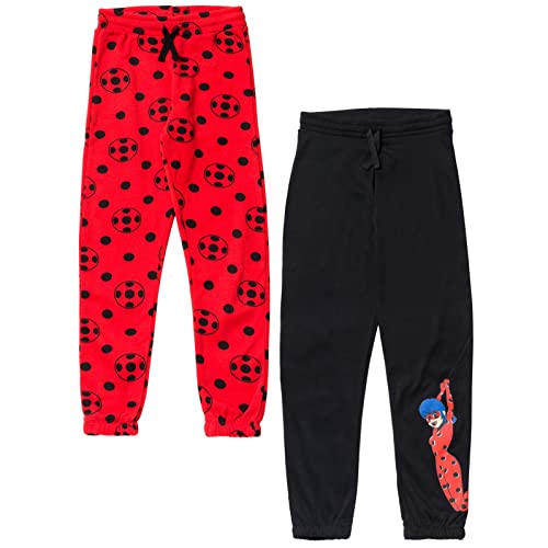 Miraculous Ladybug Girls Fleece 2 Pack Leggings Little Kid to Big Kid