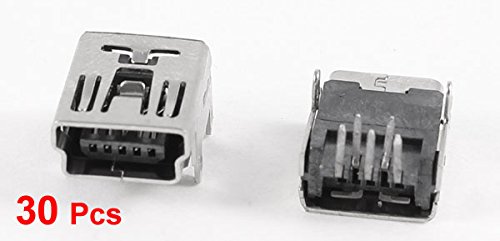 30 Pezzi Connettori Micro USB Tipo B Femmina 90° - Per Saldatura PCB, 5 Pin - Foto 5
