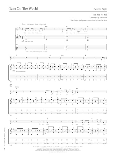 Rockschool - Acoustic Guitar Grade 3 | Sheet Music Book | 2019 Syllabus with Online Audio Access | Guitar Exam Preparation for Intermediate Player | Rock Pop and Contemporary Songs for Acoustic Guitar